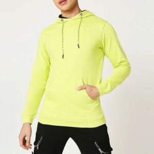 lime green pullover hoodie